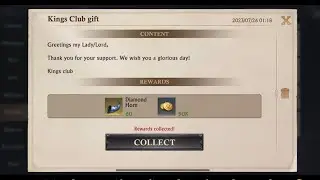 Lovely KOA with VIP GIFT 😍 - got new heros on the first day🍺 - King of Avalon