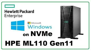 Installing Windows system on NVMe - ML110 Gen11