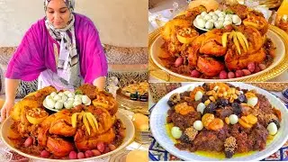 تحت طلبكم سر الدجاج محمر بالدغميرة و اللحم بالبرقوق ديال العراضة الأعراس بلا قوام  فتي زبدة  خطيير