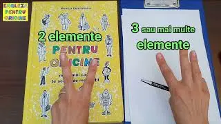 Lecţia # 306 – Diferenţa dintre 2 şi 3 elemente în engleză 🇬🇧 – un fel de “iarna nu-i ca vara” 😅