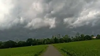 Mera ganv nyce view raining Times