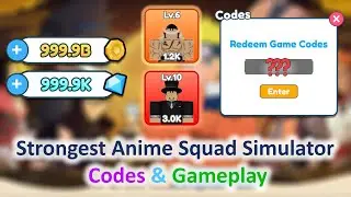 Strongest Anime Squad Simulator Codes & Gameplay