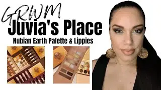 Juvia's Place Nubian Earth Palette Swatches Try-on and First Impressions New Makeup 2022 GRWM