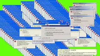 WINDOWS EXP ERROR GREEN SCREEN - NO COPYRIGHT