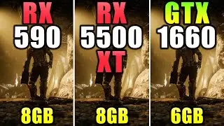 RX 590 vs RX 5500 XT vs GTX 1660 - 20 Games Test in 2023