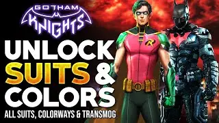 Gotham Knights - How To Unlock Suits, Transmogs & Get Colorways For All Suits