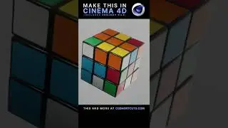 C4D Rubiks Cube Animation 🎲 ⭐Members Only Tutorial + Project File