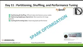 Day 11 : Spark Optimization: Partitioning, Shuffling, and Performance Tuning 🚀