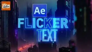 After Effects: Create Flickering Text Effect | Fast Tutorial! 