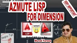 AutoCAD Lisp for Quick measurement and dimensions