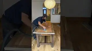 Rénovation d’une table engins de 3 heures #renovation #meubleancien #oldhouse #travaux #meubles