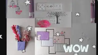 Crafting on wall with papers and colours... 🥰❤️ flaunt your flaws!