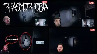 4 Ekran Aynı Anda! Phasmophobia Türkçe. Hepimizin Penceresinden...