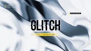 DOPE GLITCH Text Animation in Alight Motion | Text & Title Animation Series — EP 01