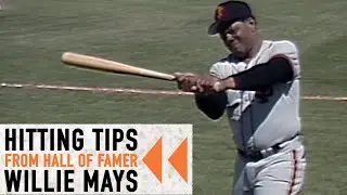 Giants Rewind: Willie Mays Hitting Tips