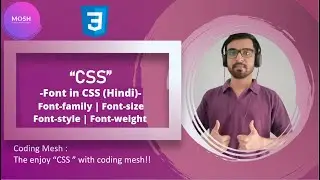 Font in CSS (Hindi) | Font-family | Font-size | Font-style | Font-weight | CSS Tutorials (Hindi) |