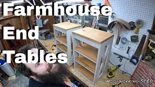 Custom Farmhouse End Tables