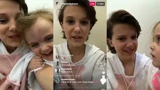 Millie Bobby Brown | Instagram Live Stream | 6 April 2017