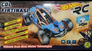 Hot wheels uzaktan kumandalı araba çöl fırtınası