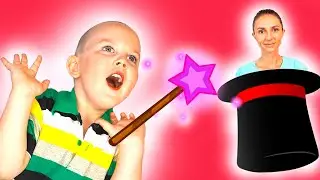 Wow Max plays with a magic wand