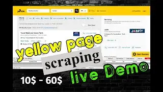 Yellow Page Scraping | yellow page scraping tutorial | chilli 4 milli