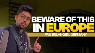 Study in Germany vlog: FAU university, Erlangen (hanging out with indian students)