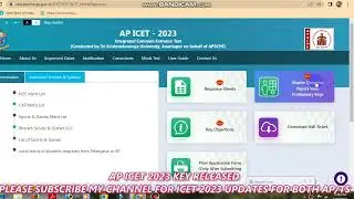 AP ICET QUESTION PAPER KEY RELEASED 2023
