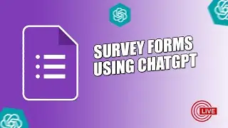 How to create Survey Forms in google forms using chatgpt-live