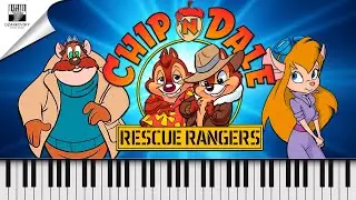 Чип и Дейл музыка (кавер на пианино) / Chip and Dale cover piano