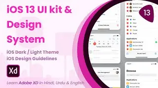 iOS 13 UI Kit & Design System | Adobe XD | Tutorial 13