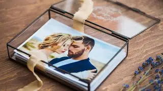 Glass Photo Box for 4x6