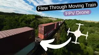 Flew Through Moving Train | Railway Bridge Flying | FPV Drone