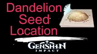 Dandelion Seed Location Genshin Impact