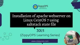 apache webserver on CentOS 7 using  saltstack state file | #devops #saltstack