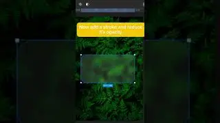 Glassmorphism or glass effect in figma  #viral #youtubeshorts #figmadesign #uiux