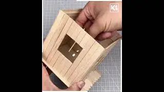 DIY Popsicle Sticks House 