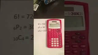 TI 30 Combinatorics Mr Swan
