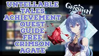 Untellable Tale Achievement Quest | Dragonspine Genshin Impact | Extra Crimson Agate