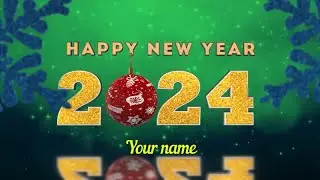 3D Video Greetings for Merry Christmas & New Year 2024
