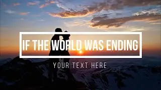Julia Michaels, JP Saxe - If the World Was Ending (Slowed W/Lyrics