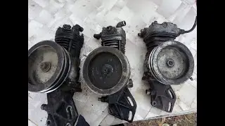 Repair of PAZIK compressor with water cooling.