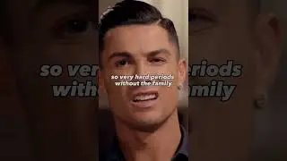 Cristiano Ronaldo telling about times when his family couldn’t aford burgers.