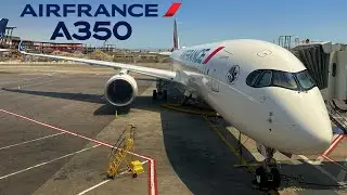 🇺🇸 New York JFK  - Paris CDG  🇫🇷  Air France Airbus A350 New Cabin !  [FULL FLIGHT REPORT]