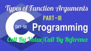 C Program for. Difference Between Call By Value & Call By Reference