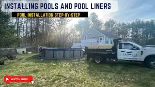 Installing￼ an above ground pool…With bonus pool removal and liner installation￼ job