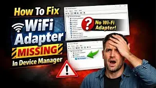 WIFI Adaptor Not Showing in Device Manager Windows 10/ 11/ 7 [Fixed Easily!]