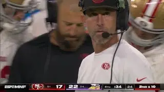 Brock Purdy Game Losing Interception | 49ers vs Vikings Monday Night Football