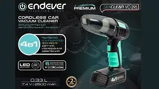 Аккумуляторный автомобильный пылесос ENDEVER SKYCLEAN VC-295