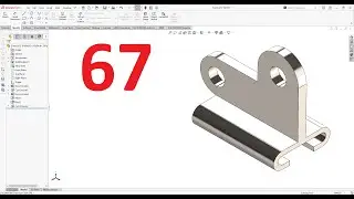 تمارين علي سوليدووركس 2024 || تمرين رقم 67- Solidworks Exercise 67