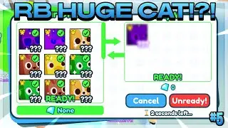 RAINBOW HUGE CAT! | Pet Simulator X Roblox Trading Montage | #5